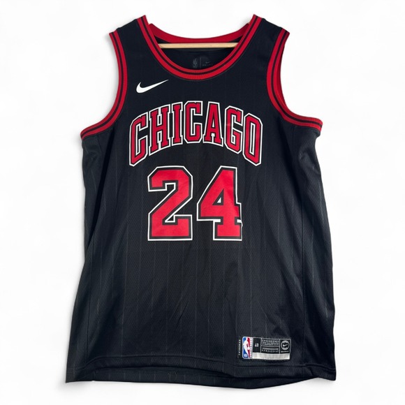 Nike Other - Chicago 24 Swingman Bulls Markkanen Nike Dri Fit Jeresy Shirt Sz L 48
